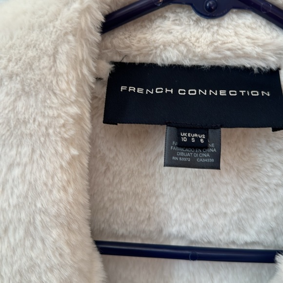 Brand new French Connection leather fur jacket - Picture 2 of 11